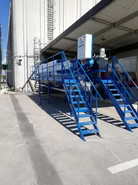VERLICCHI SRL installa in una cantina della Campania un filtro-pressa VR VA 800 per il trattamento delle fecce